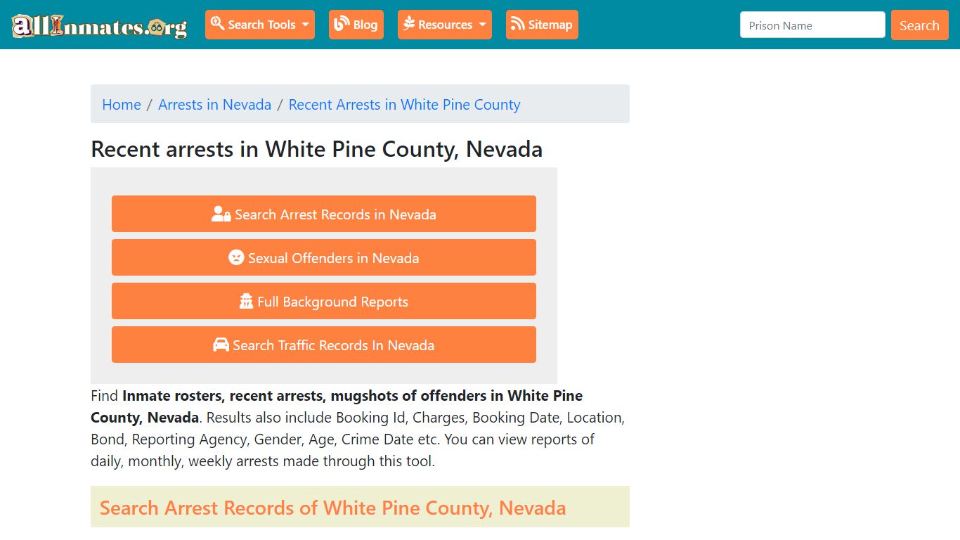 Recent arrests in White Pine County, Nevada | Mugshots, Rosters ...